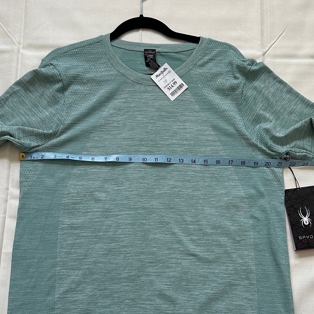 Spyder Active Teal Long Sleeve Tee - Picture 3 of 6